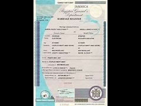 HOW TO APPLY FOR A JAMAICAN BIRTH CERTIFICATE AND FILL OUT APPLICATION FORM (IN AND OUT OF JAMAICA)