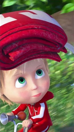 Geen Bedriegers Toegestaan! 🚴🏁 #Shorts #mashaendebeer #mashaandthebear
