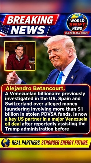 Alejandro Betancourt : From US Probe to Key Venezuela Oil Partner #shorts #breakingnews #usa #trump