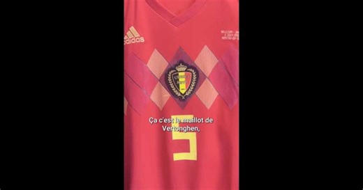 Supporter et collectionneur de maillots des diables rouges, il les vend pour son voyage à la coupe du monde