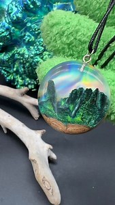 3.6K views · 32 reactions | Just a quick showing of a pendant! Bigleaf Maple and Clear Slow resin by @alumiliteco . @derry_woodworking . #derrywoodworking #jewel #art #artwork #wearableart #blurgreen #alumiliteco #derrywoodworkingcreates #pendants #necklaces #resin #woodart | Derry Woodworking | Facebook