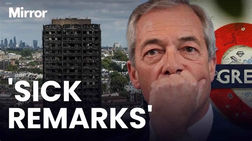 Farage sacks Reform UK housing spokesman after ‘sickening’ Grenfell Tower remarks