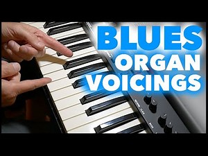 Blues Organ | Spicy trick for Right Hand Voicings
