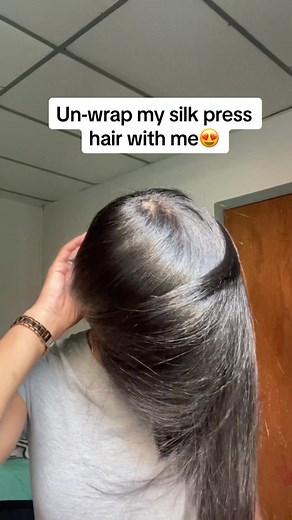 Unwrapping My Silk Press Hair Tutorial | Silk Press Hairstyles