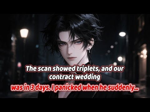 The scan showed triplets, but our contract wedding was in three days. I was panicking when he sudden