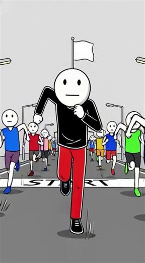 Ready for the Marathon #motivation #animation #stickman