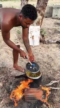 How We Cook Whole Seasoned Chicken in Boiling Oil Outdoors.#outdoorcooking #cooking #foodie #shorts