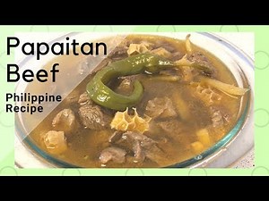 Beef Papaitan