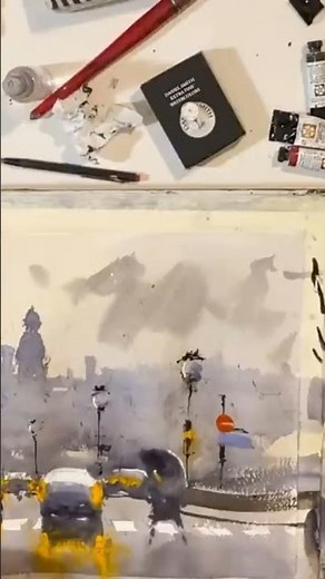 Alvaro Castagnet watercolor painting