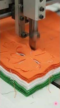 🇮🇳 How Beautiful Indian Tricolor Artificial Flowers Are Made 🌸 Amazing Factory Process!