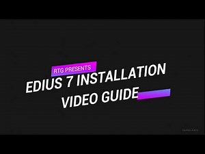 How to install & activate Edius | RTG Presents Simple method installation