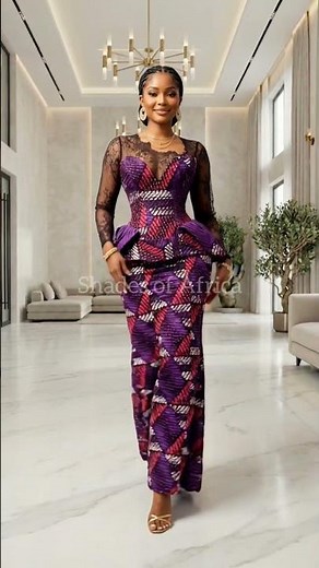 This African Print Lace Gown Stopped EVERYONE 😍 | Ankara Mermaid Dress Styling 2026 #ankaragown