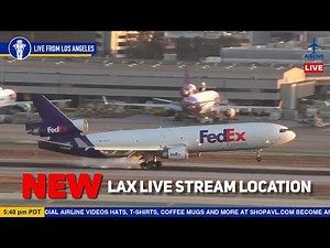 LIVE Plane Action at LAX from a NEW LOCATION!
