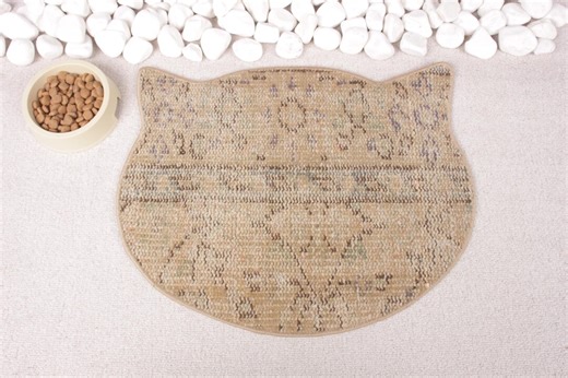 Custom Rug Peds, Cat Pad, Cat Mat, Beige Pad, Rug Pad, Non Slip Cat Pad, Natural Pet Pad, Washable Vintage Rug Cat Mat, Animal Pad, - Etsy
