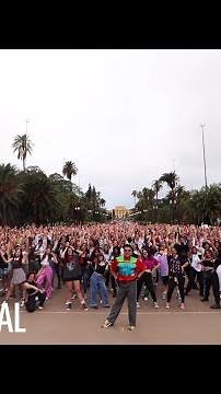 박진영 (J.Y. Park) "Groove Back" Dance Challenge in São Paulo, Brazil #Shorts