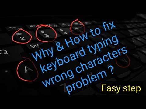 Easy way fix keyboard typing wrong characters! windows