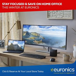 Euronics stores are still open to offer essential appliances & IT products. We have all you need to stay cosy, focused, fresh and entertained. Shop online and arrange to Click & Reserve at your local store. Learn more: https://euronics.ie/click-and-reserve/ | Euronics Ireland