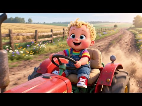Boom Boom Baby's Tractor Ride 🚜👶 | Fun Farm Adventure for Kids | Educational Kids Video