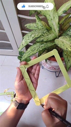 Beautiful Wall Hanging Using Popsicle Sticks ✨ | Easy DIY Home Decor #diy #craft #easyidea