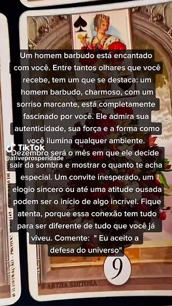 Um homem barbudo está encantado com você #tarotreading #taro #tarot #tarotreader