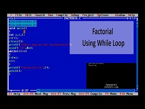 Factorial of a Number in C using while Loop in Hindi