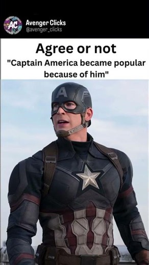 Did Chris Evans make Captain America popular in the MCU? 🛡️🇺🇸 #CaptainAmerica #ChrisEvans #Marvel