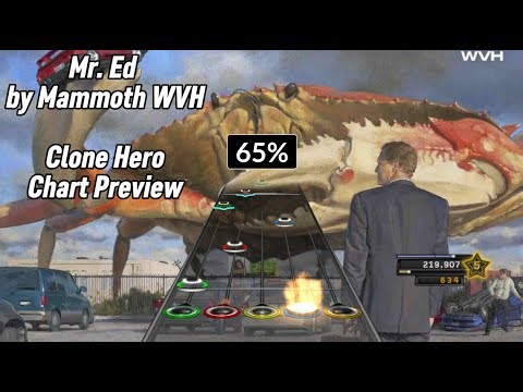 Clone Hero Chart Preview: Mr. Ed by Mammoth WVH