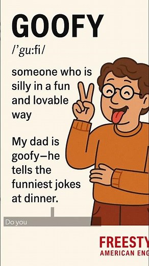 Learn English Vocabulary: GOOFY #english #learnenglish