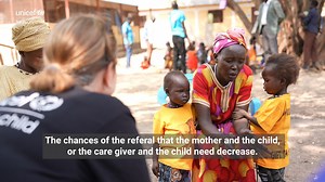 "If they hadn't got treatment, if they hadn't had that therapeutic feed... they may not have made it" UNICEF South Sudan Representative Noala Skinner highlights the importance of early intervention and access to lifesaving services for children suffering from severe malnutrition. | UNICEF South Sudan