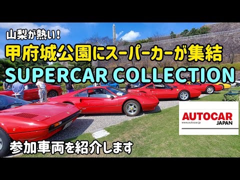 Supercars gather at Kofu Castle! Supercar Collection 2025