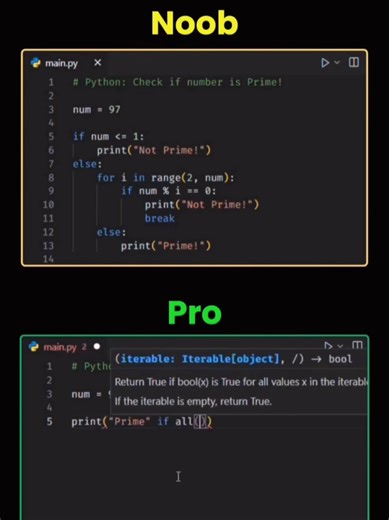 Sự khác biệt thực sự khi CODE tối ưu giữa Người mới học và Pro #BwaiTECH VietNam #MasterPython #Python #C #MachineLearning