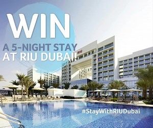 Would you like to win a 5-night stay for two at Riu Dubai? You just have to click and complete the form to enter the draw.🏆 https://a.cstmapp.com/p/911277 | RIU Hotels and Resorts