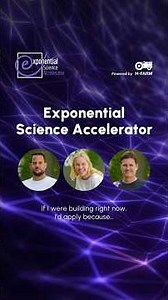 Exponential Science Accelerator Program by H-FARM & ES