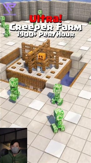 Minecraft Creeper Farms #shorts #hoangpahm #minecraftbuilding #minecraft