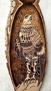 #shorts pyrography wood burning art
