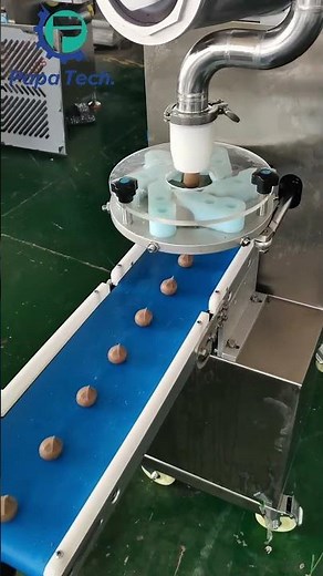 P110 small 25mm date cookie ball forming machine with ball rounder machine #shots