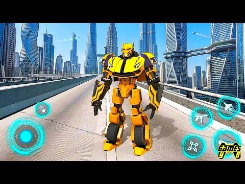 Robot Justice War: Car Jet Transform Game 2026 - Android Gameplay HD