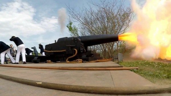 Civil war cannon test: Because nothing says 'education' like explosives