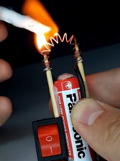 Memang sebaiknya jangan pakai tusuk gigi sih.. #fyp #diy #craft #pemantik #viral