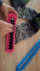 Knitting loom for beginners step by step #knitting_loom #scarf