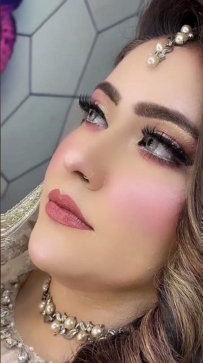 Bridal Makeup 2025 Full Look | Latest Pakistani Bridal Makeup Trends | Faisalabad #shorts