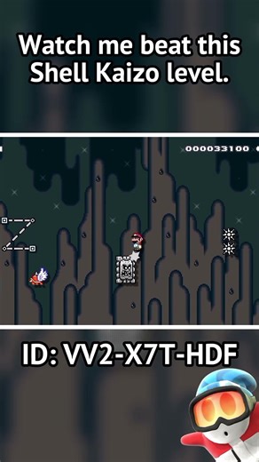 Can you beat this SMM2 Shell Kaizo level? #supermariomaker2 #smm2 #mario #mariomaker2