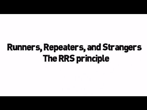 Lean Manufacturing Terms - Runners, Repeaters, Strangers