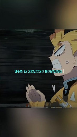 Why Zenitsu ran into the scariest mountain 😭 | Demon Slayer