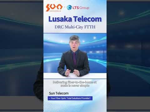How Sun Telecom Supported Lusaka Telecom’s 2,000 km Fiber Deployment Across 4 DRC Cities |Case Study