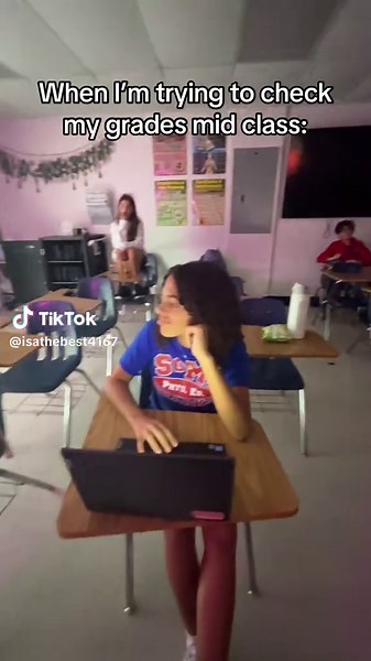 Struggling to Check Grades During Class