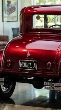1931 Ford Model A | Dark Red Vintage Classic