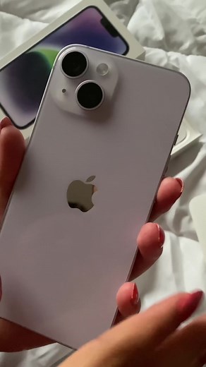 iPhone 14 Purple Unboxing - Aesthetic Elegance Revealed