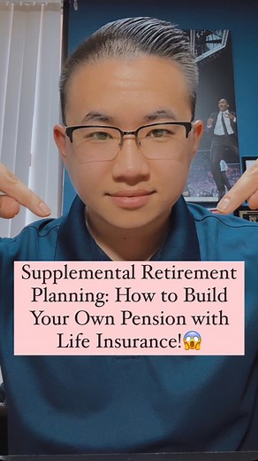 Supplemental Retirement Planning: How to Build Your Own Pension with Life Insurance!😱If you are READY and HIGHLY INTERESTED to get one started with proper guidance do ONE of the following steps BELOW ⬇️ 1. Comment “READY” and check your DM’s for a message from me✅2. Send me a Direct Message✅3. Go to the LINK in my BIO to schedule a meeting with me✅ | Darrick Phan