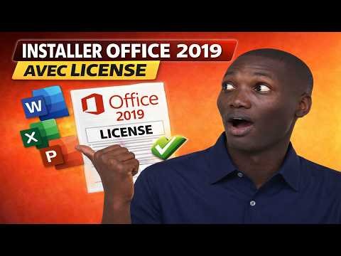 Microsoft Office 2019 Installation complète avec Licence.
